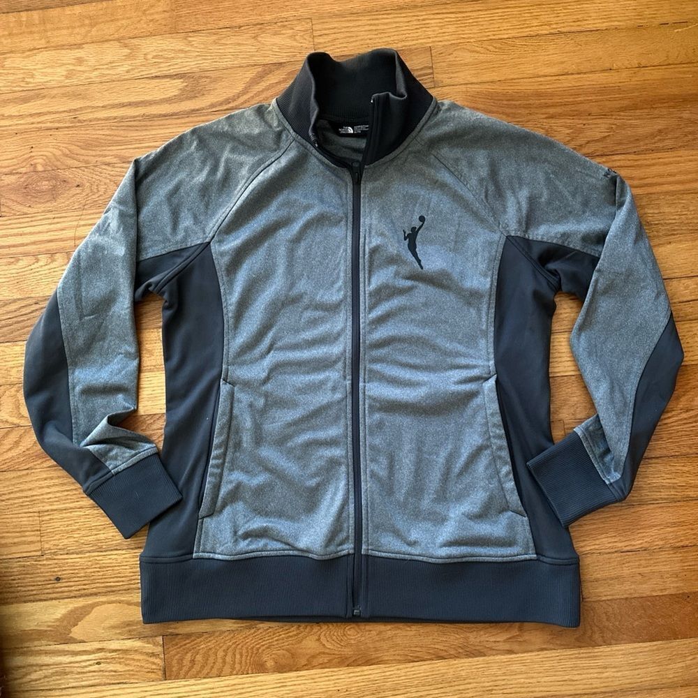The north face women’s zip up gym jacket women’s sz large basketball